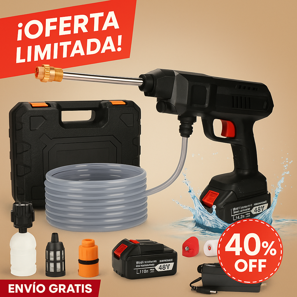 Hidrolavadora Portátil |  OFERTA TIEMPO LIMITADO