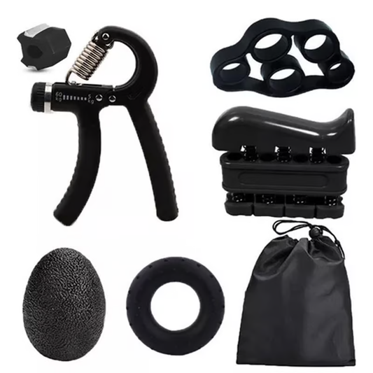 ⚫️ AnteGrip™ | Kit Premium x5 Ejercitadores + Rutina para antebrazos